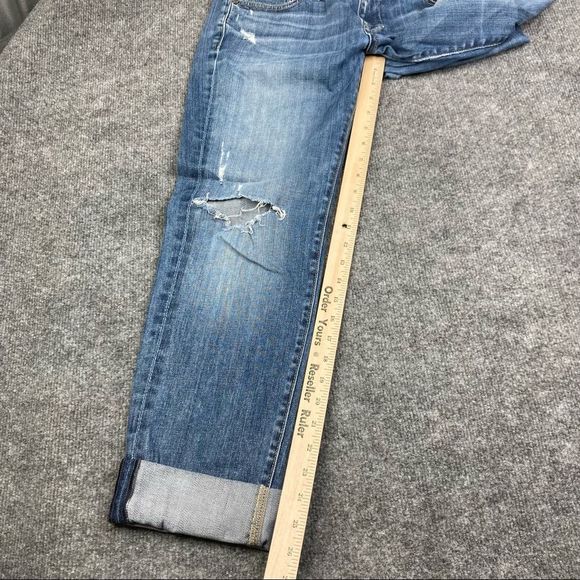 Fidelity light wash rolled ankle denim Jeans Size 30 - Picture 2 of 12